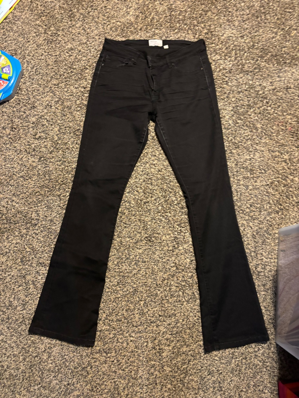 Black BKE Payton Tailored Bootcut Jeans
